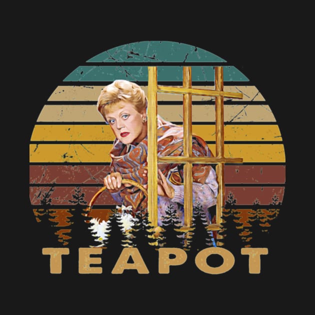 Teapot Jessicass.Fletcher Vintage Murder She Wrote by Hoang Bich