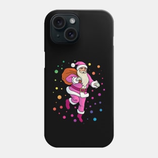 Retro Pink Santa Phone Case