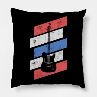 Retro Vintage T-Style Electric Guitar Pillow