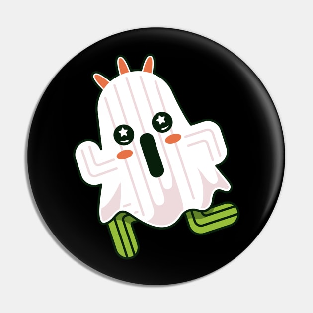 Cactuar Ghost Pin by Lagelantee