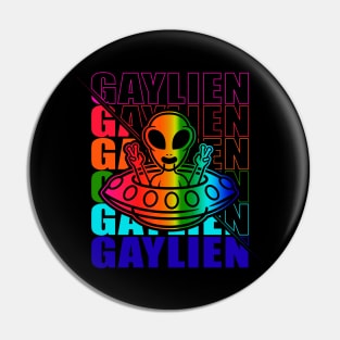 Gender Lesbian, Gay, Trans, Queer Rainbow Pin