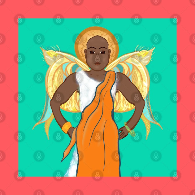 Monk angel by Princess12Toes