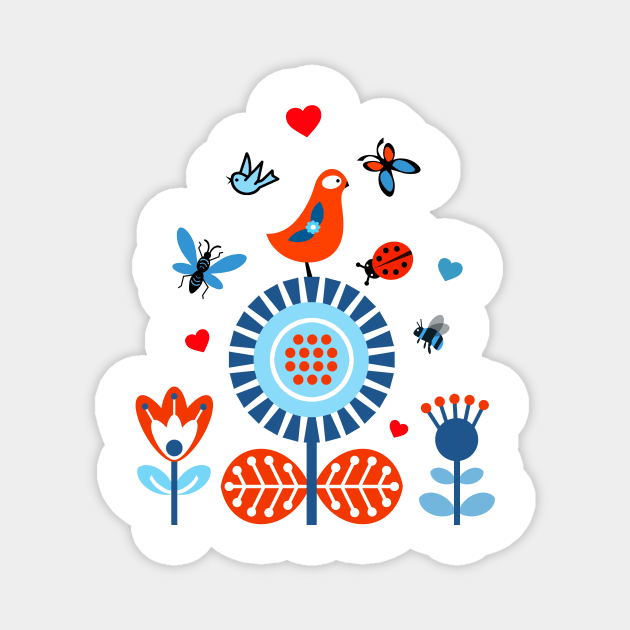 Love garden Magnet by AdrianaStore