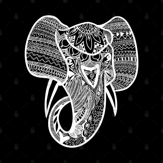 Mandala Elephant by A Comic Wizard