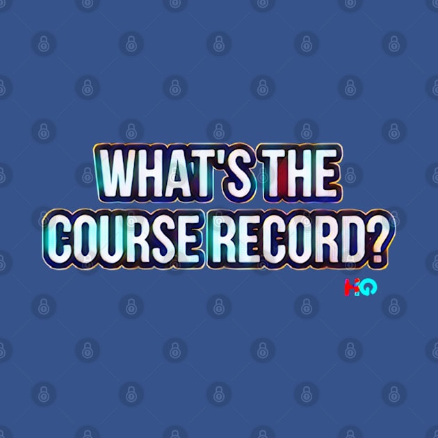 What’s the Course Record? : Hipster Golf by Kitta’s Shop