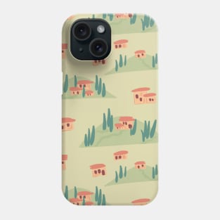 Tuscany story pattern Phone Case