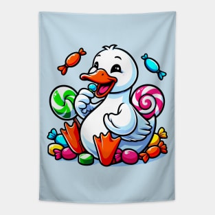 Lovable Duck Tapestry