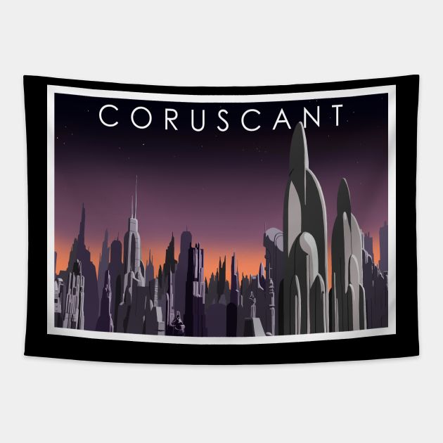 Coruscant Tapestry by Omega Art