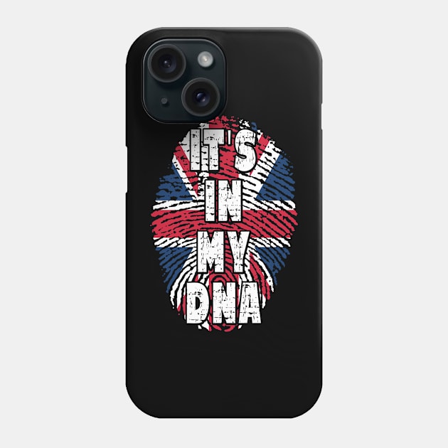 It's In My DNA - UK is my DNA Phone Case by Jas-Kei Designs