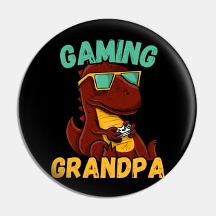 Gaming Grandpa Pin