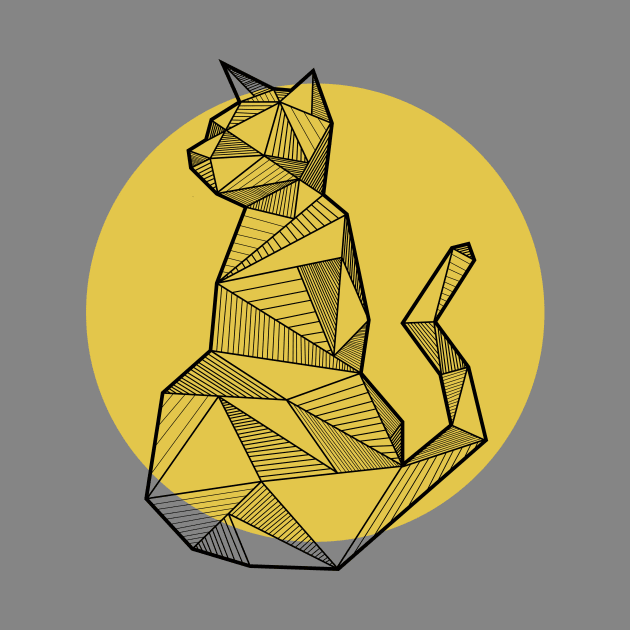 Cat Geometric by alcateiaart