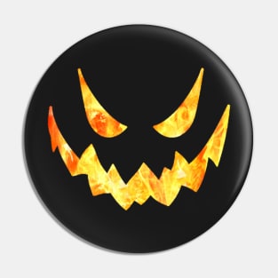 halloween scary evil pumpkin funny pumpkin head Pin