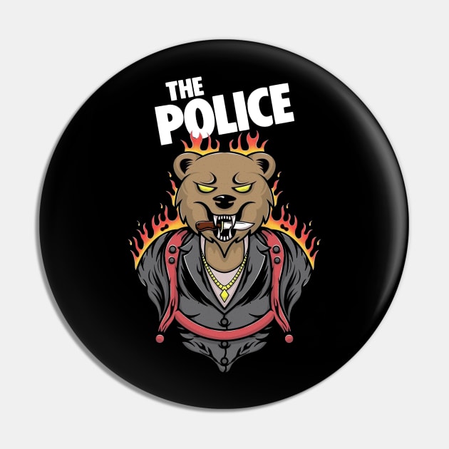 Police bear Pin by PROALITY PROJECT