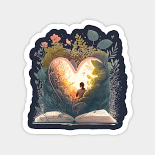 The Love of books Magnet