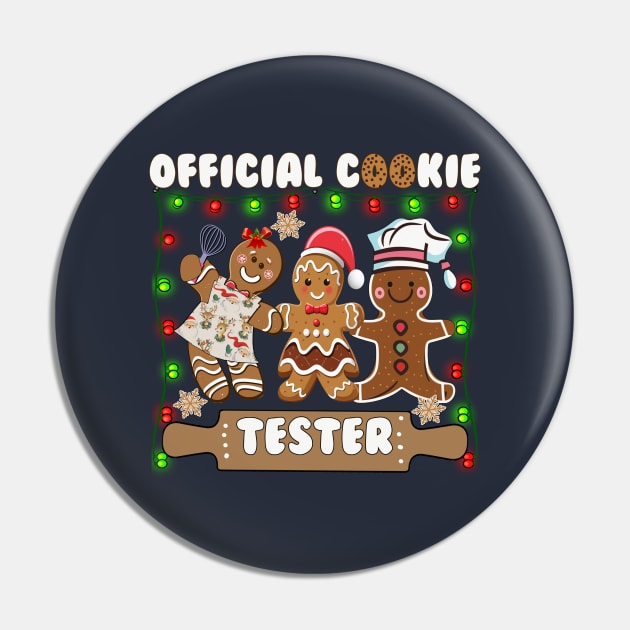 Cute Gingerbread Cookie Tester Christmas Pin by tamdevo1