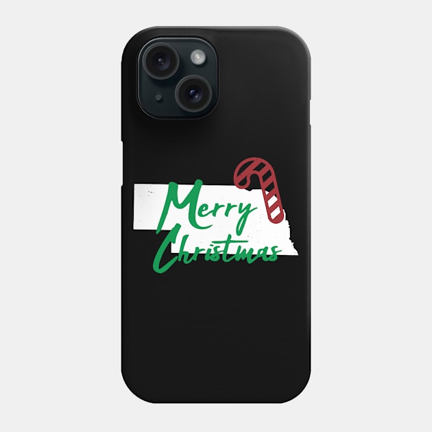 christmas in nebraska Phone Case by crackdesign