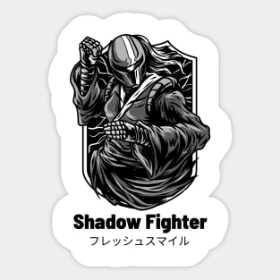 Ninja Dog Fast Runner Shadow' Sticker