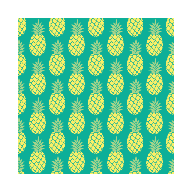 Pineapple Summer Pattern by NewburyBoutique