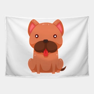 Cute Cartoon Dog Art Prints Tapestry