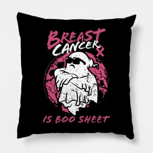 Breast Cancer Is Boo Sheet Breast Cancer Awareness Pillow