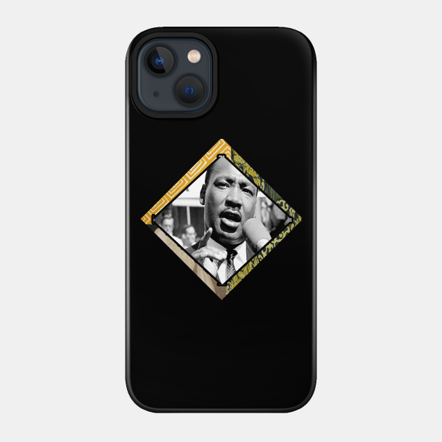 MLK Retro Fabric Diamond - Martin Luther King Day - Phone Case