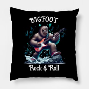 Bigfoots Midnight Rock Concert Pillow