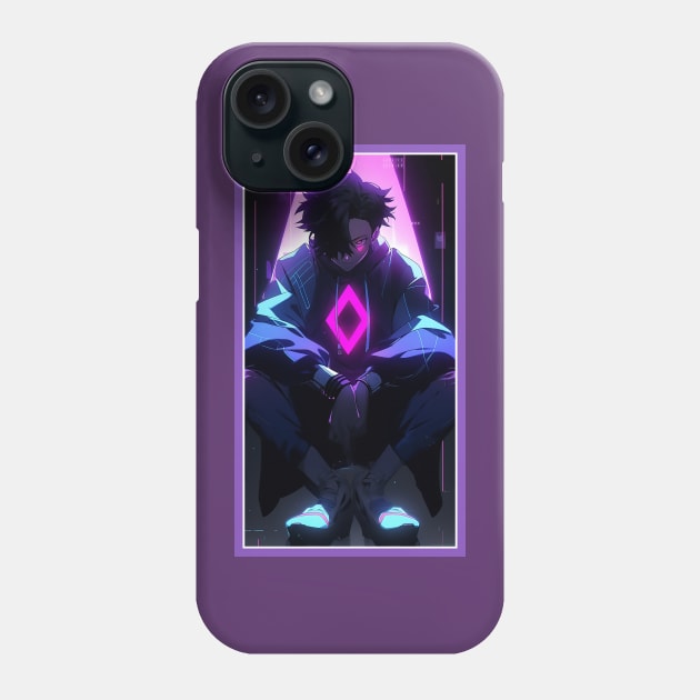 Anime Hero Power Meditation | Quality Anime Artwork | Anime Power Energy Meditation |  Manga Anime Art Phone Case by AlNoah