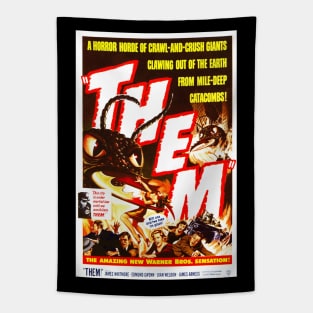 Classic Science Fiction Movie Poster - THEM Tapestry