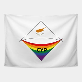 Cyprus  pride flag Tapestry