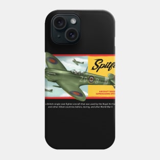 Airplane Supermarine Spitfire Phone Case