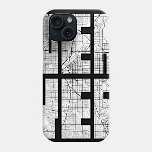 Denver, Colorado, USA City Map Typography - Light Phone Case