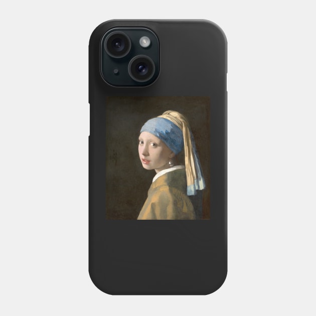 Art Printing- Girl with a pearl Phone Case by RosMir