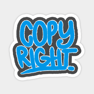 Copy Right Magnet