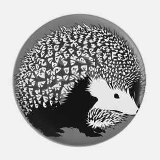 Hedgehogs Shadow Silhouette Anime Style Collection No. 38 Pin