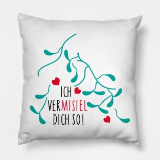 Mistletoe love for couples Pillow