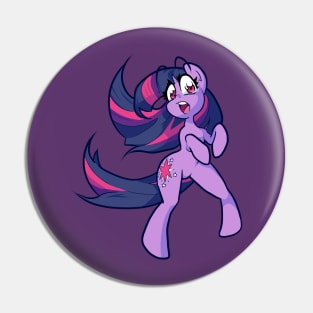 Surprised Twilight Unicorn Pin