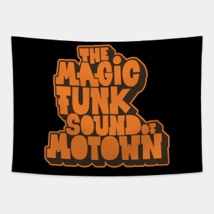 Groove Through Time - Legendary Motown Funk and Soul Design Tapestry