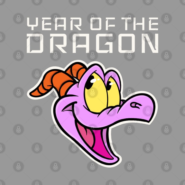 Year of the dragon Happy little purple dragon of imagination by EnglishGent