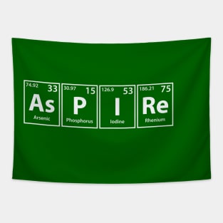 Aspire (As-P-I-Re) Periodic Elements Spelling Tapestry