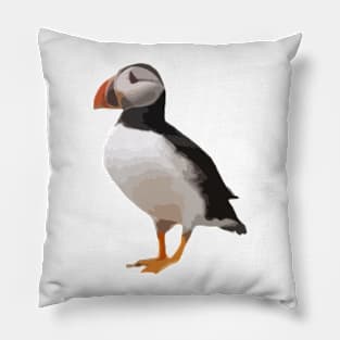 Puffin Digital Painting Pillow