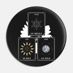 Sun, Moon and Star Pin