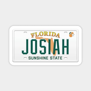 Josiah License Plate - FL Magnet