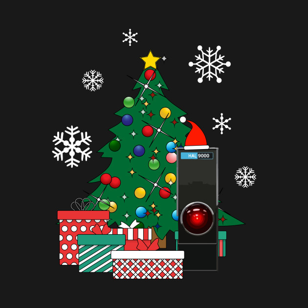 Disover HAL 9000 Around The Christmas Tree 2001 A Space Odyssey - Hal 9000 - T-Shirt