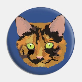 Tortoiseshell Cat Pin