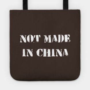 Not made in China Tote