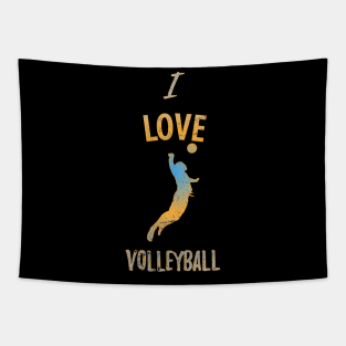 Volleyball Sport Team Play Gift Tapestry