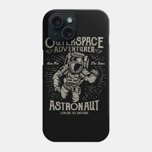 Outer-space Adventurer Aim for the Stars Astronaut Phone Case