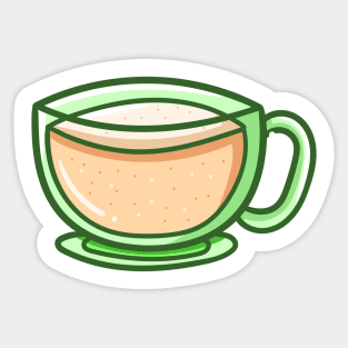 Kawaii Coffee Cup Design 3 Sticker for Sale by eyestetix