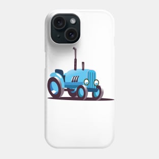 Cute Blue tractor Phone Case