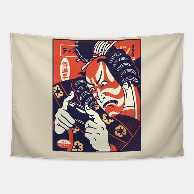 Gamer Series: Samurai ( For Light Shirts) Tapestry by zerobriant